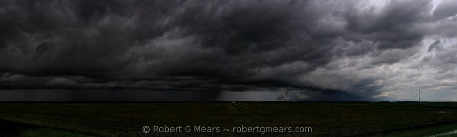 prairie sky - view east with storm - 09JN27