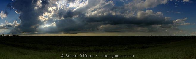 prairie sky - view west - 11JL04