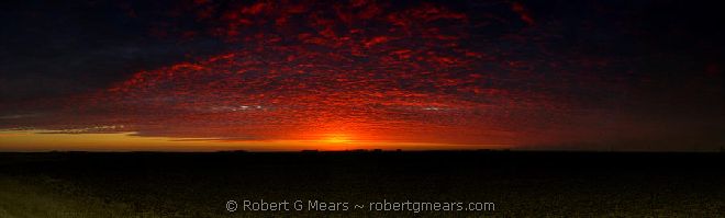 prairie sunset